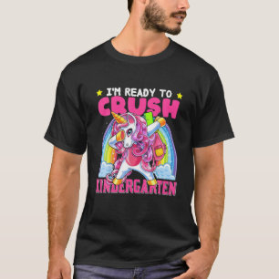 Camiseta Crianças Dabbing Unicorn Estou Pronto Para Esmaga