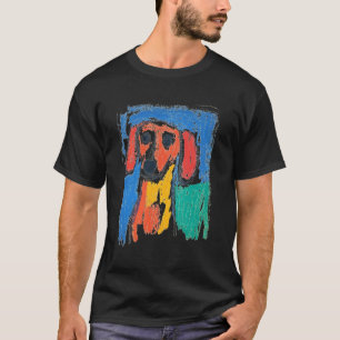 Camiseta Crianças Dachshund de Pop Art