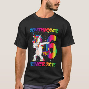 Camiseta Crianças Dancing Dab Dabbendes Dabbing Unicorn 6 b