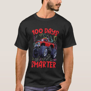 Camiseta Crianças De 100 Dias De Rapazes De Monstro Escolar