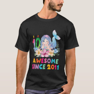 Camiseta Crianças de 10 anos de idade Aniversário Tema Se