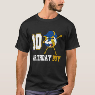 Camiseta Crianças de 10 anos vomitando vôlei 10 anos