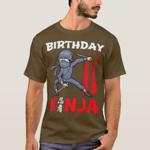 Camiseta Crianças De 11 Anos Presentes 11 Aniversário Ninja