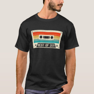 Camiseta Crianças De 11 Anos Vintagem De Fita Cassete De 11