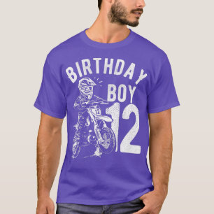 Camiseta Crianças de 12 anos garoto Criança de aniversário
