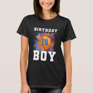 Camiseta Crianças de 15 anos 15 Bicho de aniversário do gar