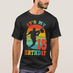 Camiseta Crianças de 15 anos é minha Festa de aniversário