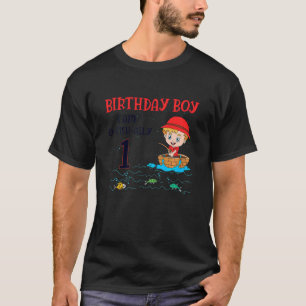 Camiseta Crianças de 1 ano Pescadores menores pescando cria
