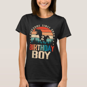 Camiseta Crianças de 2 anos Menino do segundo aniversário d
