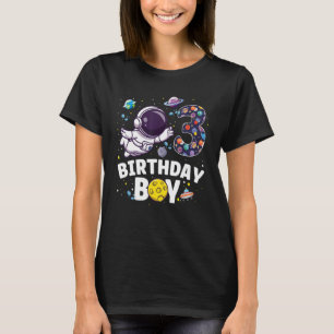 Camiseta Crianças de 3 anos Astronautas de aniversário de 3