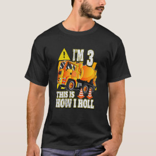 Camiseta Crianças de 3 anos de idade Mistura de Concreto de