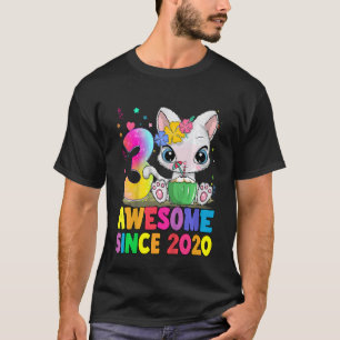 Camiseta Crianças de 3 anos Menina aniversário de 3 anos de