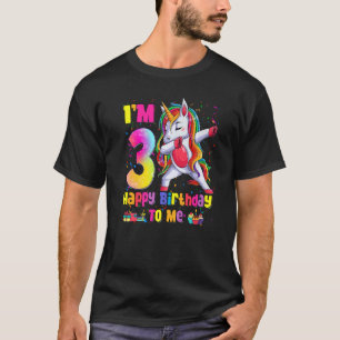 Camiseta Crianças de 3 anos Meninas adolescentes Unicorn an