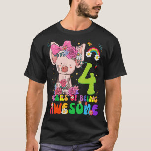 Camiseta Crianças de 4 anos adolescentes de 4 anos Meninos
