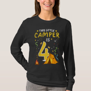 Camiseta Crianças de 4 anos Camper Crianças de 4 anos acamp