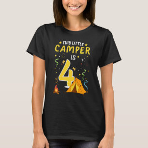 Camiseta Crianças de 4 anos Camper Crianças de 4 anos acamp