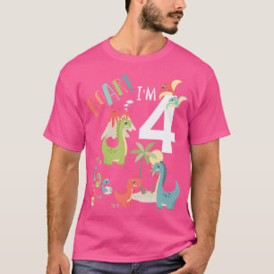 Camiseta Crianças De 4 Anos De Idade, Eu Sou 44º Aniversári