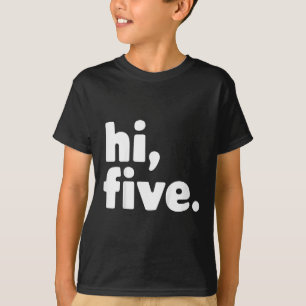 Camiseta Crianças de 5 5 Festas de aniversário de 5 anos