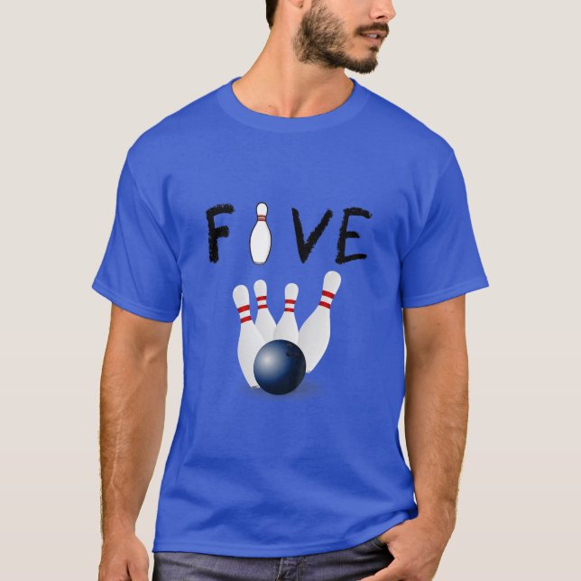 Camiseta Crianças de 5 anos de idade 5 de Festa de aniversá (Frente)