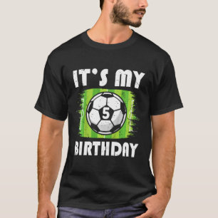 Camiseta Crianças de 5 anos de idade Jogador de futebol inf