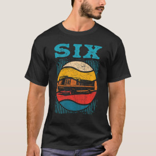Camiseta Crianças de 6 anos 6 de Aniversário Bombeiro Bombe