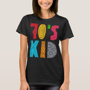 Camiseta Crianças de 70 Homens Vintage Retro
