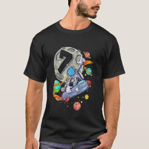Camiseta Crianças de 7 anos Astronauta 7 Birthday