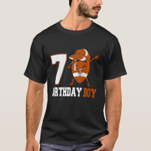 Camiseta Crianças de 7 anos bebendo 7 de futebol
