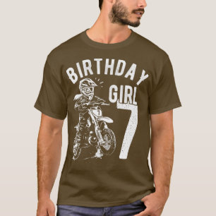 Camiseta Crianças de 7 anos Meninas de aniversário Meninas 