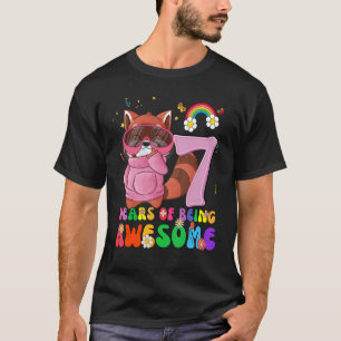 Camiseta Crianças De 7 Anos Meninos Meninos Meninos Vermelh