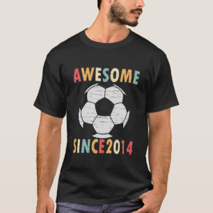 Camiseta Crianças De 7 De Aniversário De Sobrenome Com 7 