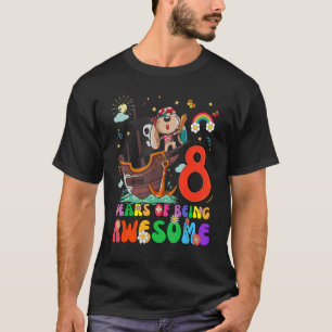 Camiseta Crianças de 8 anos adolescentes Meninos Piratas Cã