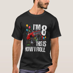 Camiseta Crianças de 8 anos de idade para o 8º Aniversário
