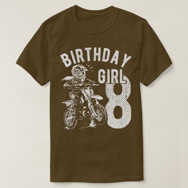 Camiseta Crianças de 8 anos Meninas de aniversário Meninas  (Frente do Design)