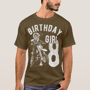 Camiseta Crianças de 8 anos Meninas de aniversário Meninas 