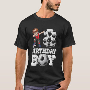 Camiseta Crianças de 8 anos Menino do Bairro Jogador de Fut