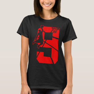Camiseta Crianças de 9 anos 9º ano Festa de Aniversário de