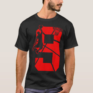 Camiseta Crianças de 9 anos 9º ano Festa de Aniversário de 