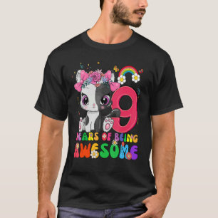 Camiseta Crianças de 9 anos adolescentes 9º aniversário gar