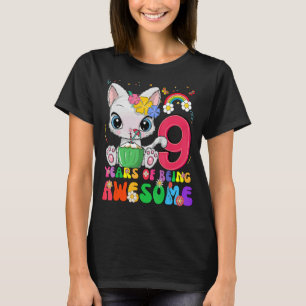 Camiseta Crianças de 9 anos adolescentes 9º aniversário gar