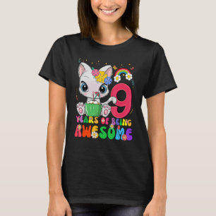 Camiseta Crianças de 9 anos adolescentes 9º aniversário gar
