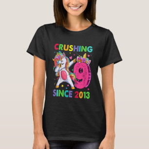 Camiseta Crianças de 9 anos adolescentes bebendo Unicórnio