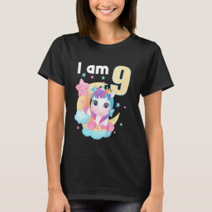 Camiseta Crianças de 9 anos de idade Menina Unicor de roupa