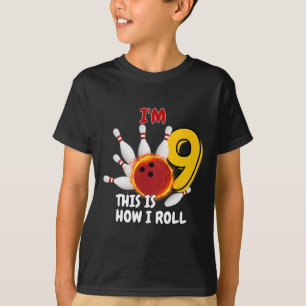 Camiseta Crianças de 9 anos Eu tenho 9 anos É assim que eu