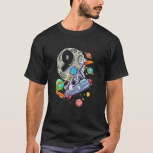 Camiseta Crianças de 9 anos Menino de aniversário Astronaut