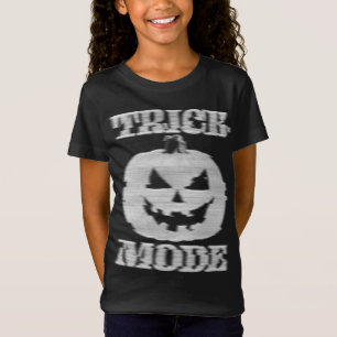 Camiseta Crianças de abóbora com brilho