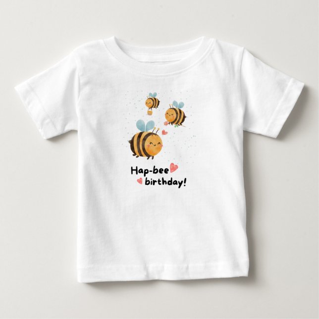 Camiseta Crianças de aniversário (Frente)