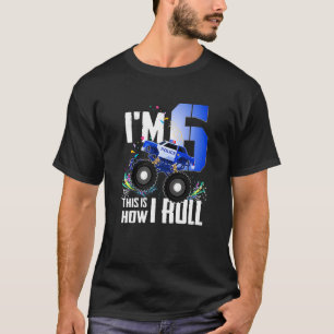 Camiseta Crianças de Aniversário 6 engraçadas Eu sou 6 Cami