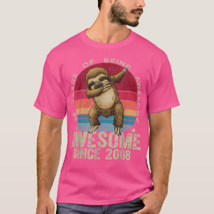 Camiseta Crianças De Aniversário Com 14 De Lama Com 14 Anos
