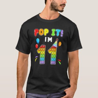 Camiseta Crianças de Aniversário Pop Eu tenho 11 anos de id